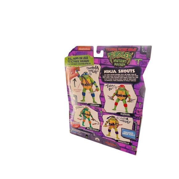 Teenage Mutant Ninja Turtles Mutant Mayhem Ninja Shouts Donatello Action Figure - Picture 4 of 5